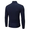 thumbnail image 4 of DPTALR Homme Col Roulé Uni Décontracté Chandail T-shirt Chandail de Base, 4 of 4