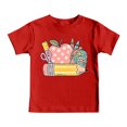 thumbnail image 1 of Grands Garçons de la Rentrée T-Shirts Graphiques Enfants T-Shirt à Manches Courtes Doux Chemise Décontractée Vêtements Tendance Rouge Taille 8-9T, 1 of 5