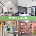 thumbnail image 4 of 54/96/136LED Solar Ceiling light Smart Indoor Solar Pendant Light with Remote Control 6500K Adjustable Brightness Timing Function IP65 Waterproof Solar Shed Lamp for Shed Porch Garage Gar, 4 of 10