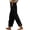 Black, variant on Staron Womens Wide Leg Pants Casual Summer Plus Size Flowy 2025 Cotton Linen Palazzo Pants Lightweight Beach Drawstring High Waist Wide Leg Pants with Pockets