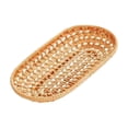 thumbnail image 1 of B Small Wicker Basket Rattan Woven Basket For Storing Bread Fruit Snacks Kitchen Restaurant Outdoor Use Decorative Wood Grain Natural Touch Tray For Keys Wallets Phones, 1 of 7