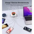 thumbnail image 3 of TAOHAI 170W USB C Charging Station Block for Apple Watch Charger Block, Game Consoles, Laptops, Iphone 15 Charging Block, 3 of 7
