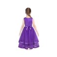 thumbnail image 4 of Robe de Fille Fleur Violette Princesse Mariage Vintage Formelle 8 Ans, 4 of 5