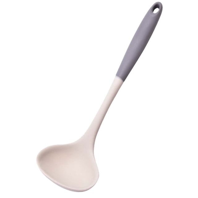 Oleegame 1PC Kitchen Utensils Set Silicone Kitchenware Set Spatula Spoon Colander Insulated Food Grade Non Stick Pan Household Kitchen Supplies Tools White