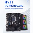 thumbnail image 3 of Gaming Motherboard, ATX Mainboard H511 LGA 1200 Serial ATA3.0x3  for PC, 3 of 7