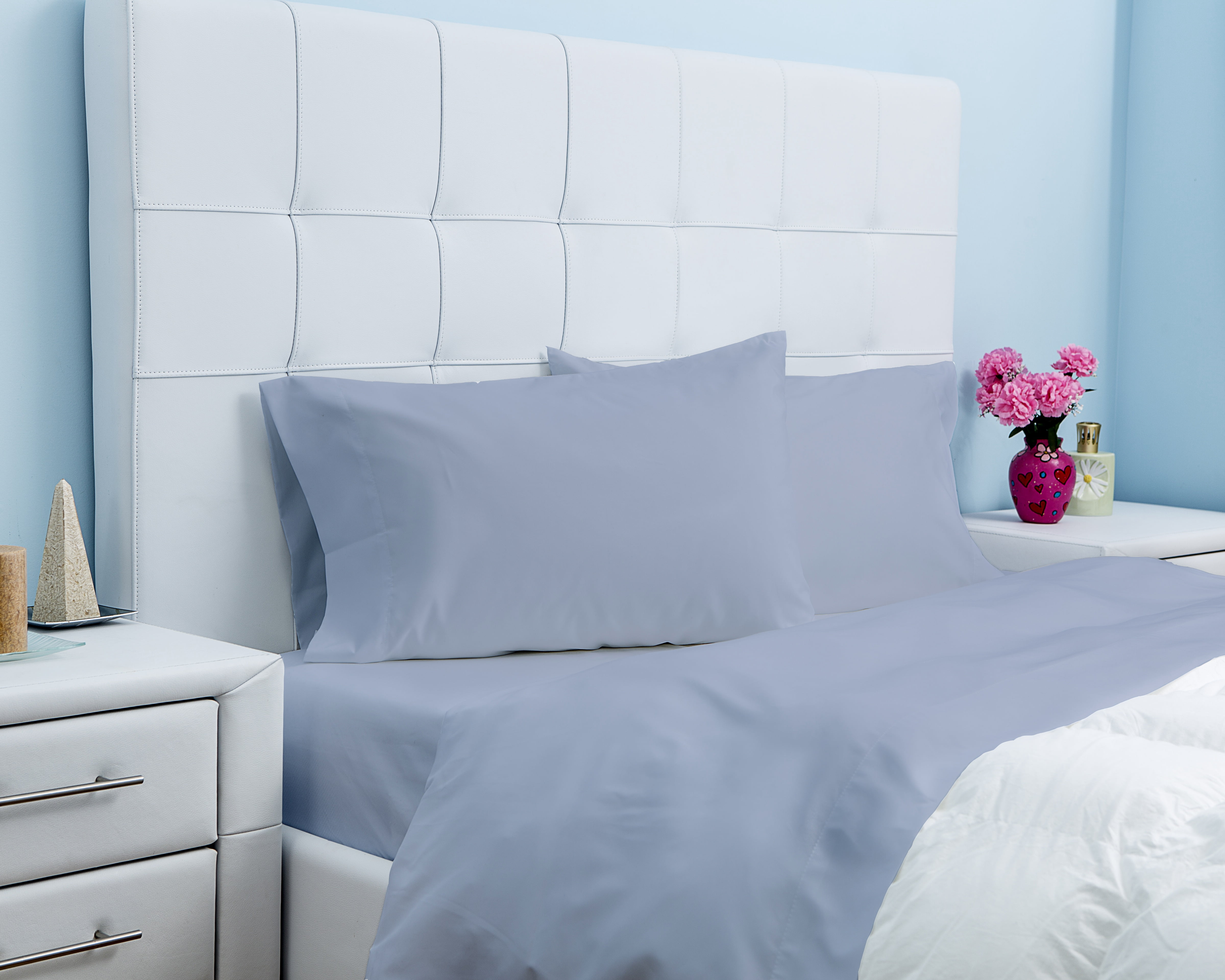 Ensemble de draps en microfibre de Gouchee Home – Ensemble de literie 3 pièces, microfibre ultra-douce, draps gris infroissables et respirants