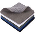 thumbnail image 1 of GFDYREE Microfiber Dish Cloth Best Kitchen Cloths Cleaning Cloths with Poly Scour Side Assorted Dark Colors 5Pack 12Inch x 12Inch, 1 of 7