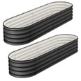 thumbnail image 1 of EDTara Large Oval Raised Planter Beds, 2-Pack Metal Garden Boxes With Open-Ended Base for Growing Vegetables and Flowers, 1 of 9