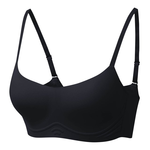 hoksml Woman's Wireless Bras Comfortable Seamless Bra Solid Color Thin Style Ventilate Back Buckle Bra Without Steel Rim Everyday Bras 2025 on Clearance
