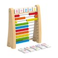 thumbnail image 2 of lionlar Add Subtract Abacus Ten Frame Set with Number Cards Educational Counting Toy for with cards, 2 of 9
