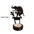 thumbnail image 4 of 1pc Funny Shadow Stand Halloween Funny Candlestick Desktop Halloween Gift Witch Devil Pumpkin Home Party Decor Atmosphere Props, 4 of 7