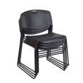 thumbnail image 1 of Zeng Stack Chair (4 pack)- Black, 1 of 4