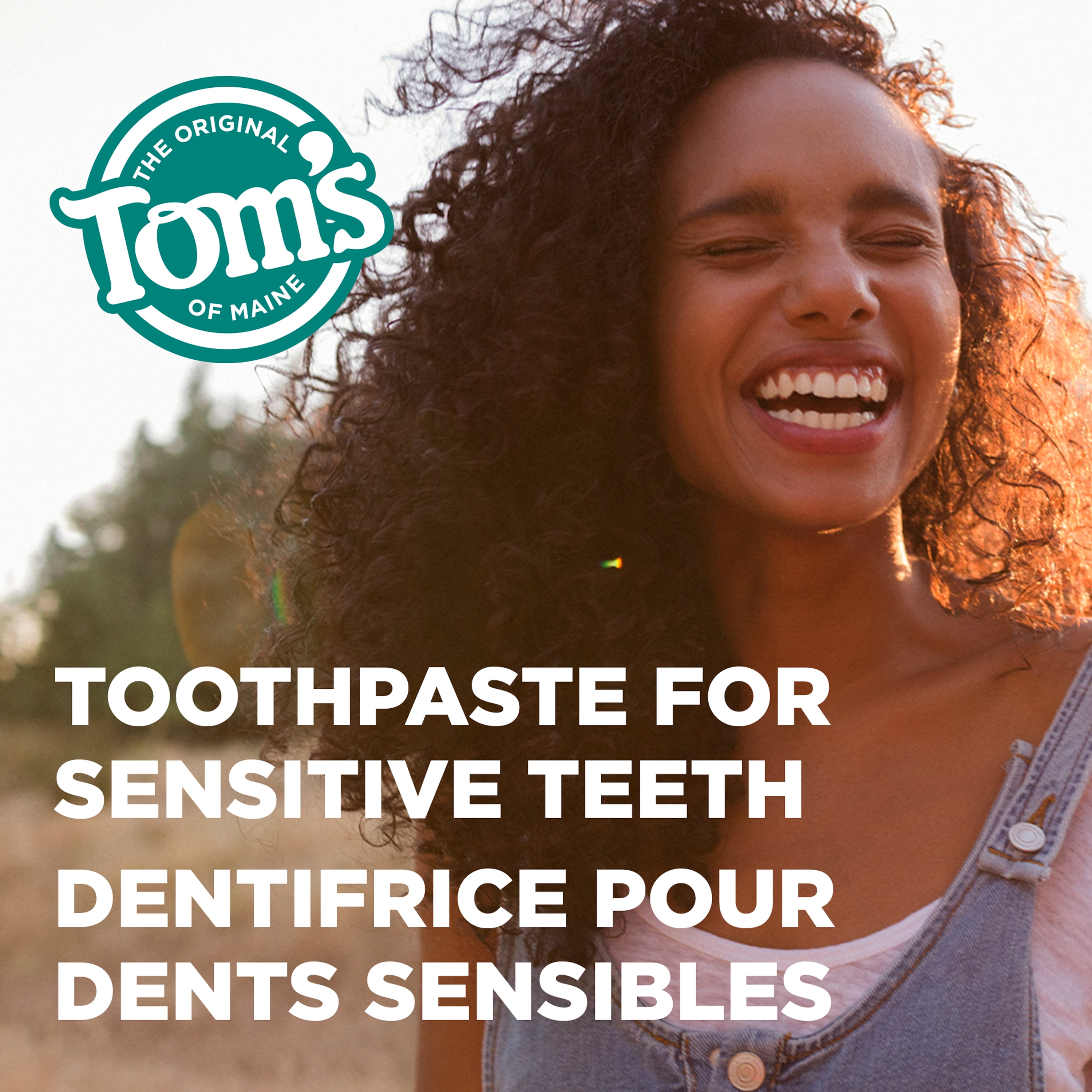 Tom’s of Maine Dentifrice sans Fluorure pour Gencives Sensibles, Menthe, 76 ml
