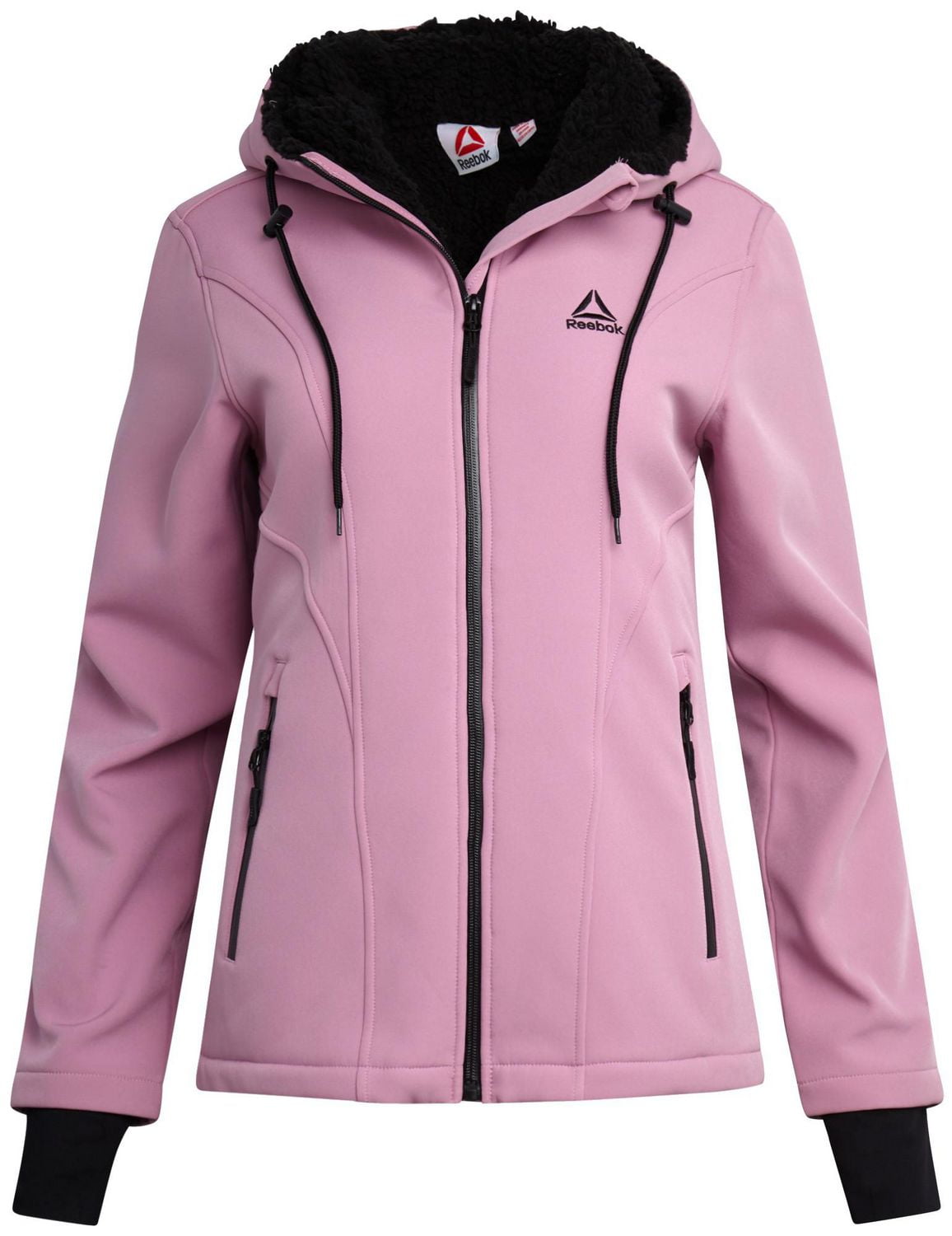Veste softshell doublée Sherpa à capuche pour femmes Reebok