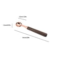thumbnail image 4 of Feltree Measuring Spoons with Wooden Handle Food Grade Polished Surfaces Reusable Measuring Spoons Cooking Tool Measuring Spoons Rose, 4 of 7