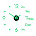 thumbnail image 3 of Maoww Modern 3D Luminous Wall Clock Stickers DIY Silent Decorative Clock 40cm, 3 of 8