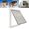 thumbnail image 4 of Portes pour Chats, Conception à 2 Voies Intérieur Extérieur Porte pour Chat Chien Commutateur Flexible Contrôlable Verrou pour Animal Porte à Clapet Porte en Plastique pour Animaux Chats Chatons en Plastique Porte pour Chiot Chat, 4 of 7