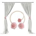thumbnail image 4 of Floral Curtain Tiebacks for Living Room Decor, Flexible Branch Design, Vintage Style, Easy to Use for Drapery, Decorative and Functional Accessory, 4 of 5