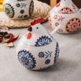 thumbnail image 4 of Qeeadeea/Cock Shape,Sugar Bowl With Lid, Colorful Hand-painted Storage Jar, Porcelain Sugar Pot, Salt Pot, For Coffee Bar, Restaurant-Double-350ml/12.3oz, 4 of 5