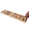 thumbnail image 4 of WE Games Folding Mancala - Solid Wood Board & Glass Stones, 4 of 11