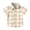 Khaki, variant on Fall Saving! HVOBTTY Toddler's Casual Short Sleeve Shirts, Toddler Kids Boys Girl Fashion Lattice Pocket Print Short Sleeves Casual School Uniform Shirt Purple, 2 Years