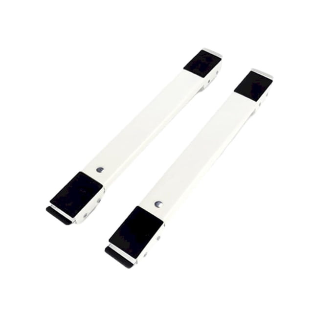 Harpily Base de Laveuse à Rouleau Réglable Support de Laveuse Sécheuse Portable Base Réglable pour Machine à Laver Déménageur de Réfrigérateur Rouleaux pour Meubles avec Roues Déménageurs d'Appareils Taille Unique Blanc
