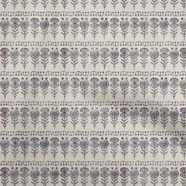 oneOone Cotton Poplin Twill Beige Fabric Asian Block Sewing Craft Projects Fabric Prints By Yard 56 Inch Wide