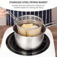 thumbnail image 3 of 2 Pcs Paniers Frits en Acier Inoxydable pour Cuisine Poulet (Argent), 3 of 8