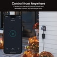 thumbnail image 3 of Wyze Plug Outdoor, Dual Outlets Energy Monitoring, IP64, 2.4GHz WiFi Smart Plug, Works with Alexa, Google Assistant, IFTTT, No Hub Required, 3 of 7