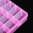 thumbnail image 4 of LNGOOR Plastic Organizer Bead Storage Box with Compartments Containers with Movable Dividers for Small Earring Jewelry Craft Sewing Supplies  36 Grid  1 Pack, 4 of 7