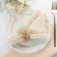 thumbnail image 4 of Serviettes en Coton, Napperons à Franges, Décor de Table Western, Tissu en Lin, Ensemble de 1 pour Souper et Fête, 4 of 6