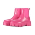 thumbnail image 5 of LOVZFMLL Bottes pour Femmes Bottines à la Cheville Bout Rond Imperméables Talon Bas Épais Bottes de Pluie Printemps Automne Mode Chaussures Décontractées, 5 of 5