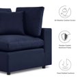 thumbnail image 2 of Modway Commix Sunbrella Causeuse de Mobilier de Patio Extérieur, Bleu Marine, 2 of 10