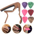 thumbnail image 2 of 1 Set of Guitar Capo Electric Guitar Picks Tone Modified Clip Ukulele Capo, 2 of 9
