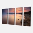 thumbnail image 2 of Beautiful Sunrise over Tranquil Sea - Seashore Canvas Art Print, 2 of 3