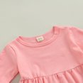 thumbnail image 4 of MesaSe Toddler Baby Girls Spring Princess Flare Pants Set O-Neck Ruffles Tops + Bell Bottom Pants Headband, 4 of 6