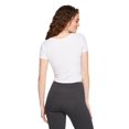 thumbnail image 3 of No Boundaries Women's V-Neckline Baby Tee, 3 of 6