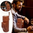 thumbnail image 1 of Home Textile Storage Leather Cedar Round Functional Storage For Enthusiasts For Lovers Crafted From Leather With Floral Easter Print Suitable For All Rooms, 1 of 6