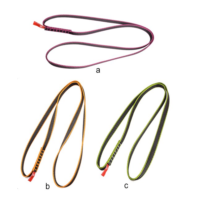 VONKY Rock Climbing Rope Professional Simple Safety Sling Sturdy Safe Webbing Fall Prevention Protection Gear for Body Protecting Purple Purple
