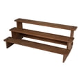 thumbnail image 4 of Xuanheng Wood Display Riser Fashion Jewelry Organizer Rack for Toys Sculptures Crafts 3 Layer 40cm, 4 of 8