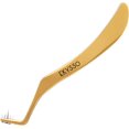 thumbnail image 3 of EKYSSO Lash Tweezer for Eyelash Clusters, Lash Applicator Tool, Eyelash Clusters Tweezers, Precision DIY False Eyelashes Extension Tweezers, Curved DIY False Eyelash Applicator Tweezer(Gold), 3 of 5