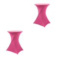 thumbnail image 3 of Wweixi Versatile Elastic Cocktail Table Set Fitting For Any Occasion Environmentally Friendly Polyester Rose Red 2Set, 3 of 6