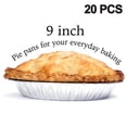 thumbnail image 2 of 20 Pack 9'' Pie Pans/Disposable Aluminum Foil Quinche Plates, 2 of 6