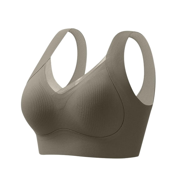 TopLLC Bras for Women Everyday Bras Women Wireless Large Size Pull Together Bra Comfortable Underwear on Clearance