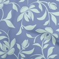 thumbnail image 1 of oneOone Velvet Blue Fabric Floral Magnolia Sewing Craft Projects Fabric Prints By Yard 58 Inch Wide, 1 of 4