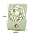 thumbnail image 3 of A Creative Hole Free Wall Fan Featuring 2400Mah Battery 3 Speed Settings For Kitchen Bathroom Living Room Efficient Device Compact Size Efficient, 3 of 8