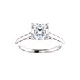 thumbnail image 3 of 1ct Round Diamond Solitaire 14k Rose & White Gold Engagement Ring, 3 of 4