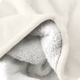 thumbnail image 4 of Bare Home Couverture de Lit en Sherpa Pelucheuse - Duveteuse et Douce - Réversible - Légère - Lit Simple/simple TG, Crème, 4 of 7