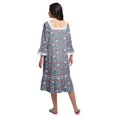thumbnail image 3 of Moomaya Chemise de Nuit Évasée en Coton pour Femmes, 3 of 6