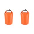 thumbnail image 4 of Transemion Waterproof Dry Bag Roll Top Dry Compression Sack for Rafting Boating Hiking Camping 75L orange 8L 2Set, 4 of 6